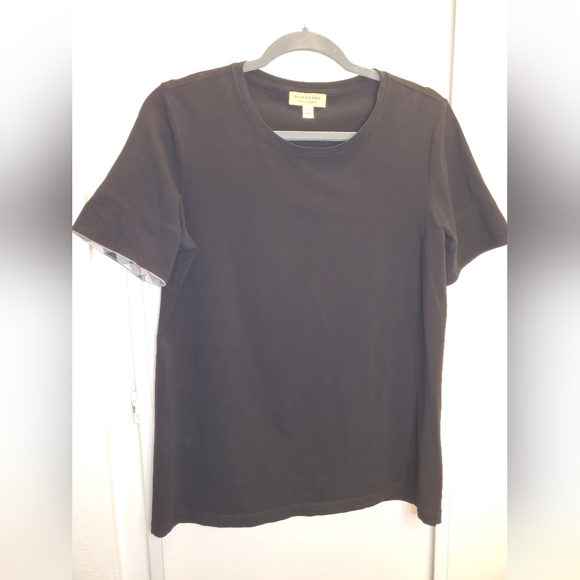 Burberry black plaid size large t-shirt - Picture 8 of 9
